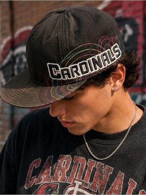 St Louis Cardinals Fitted Hat L/XL Black MLB Twins47 Cap